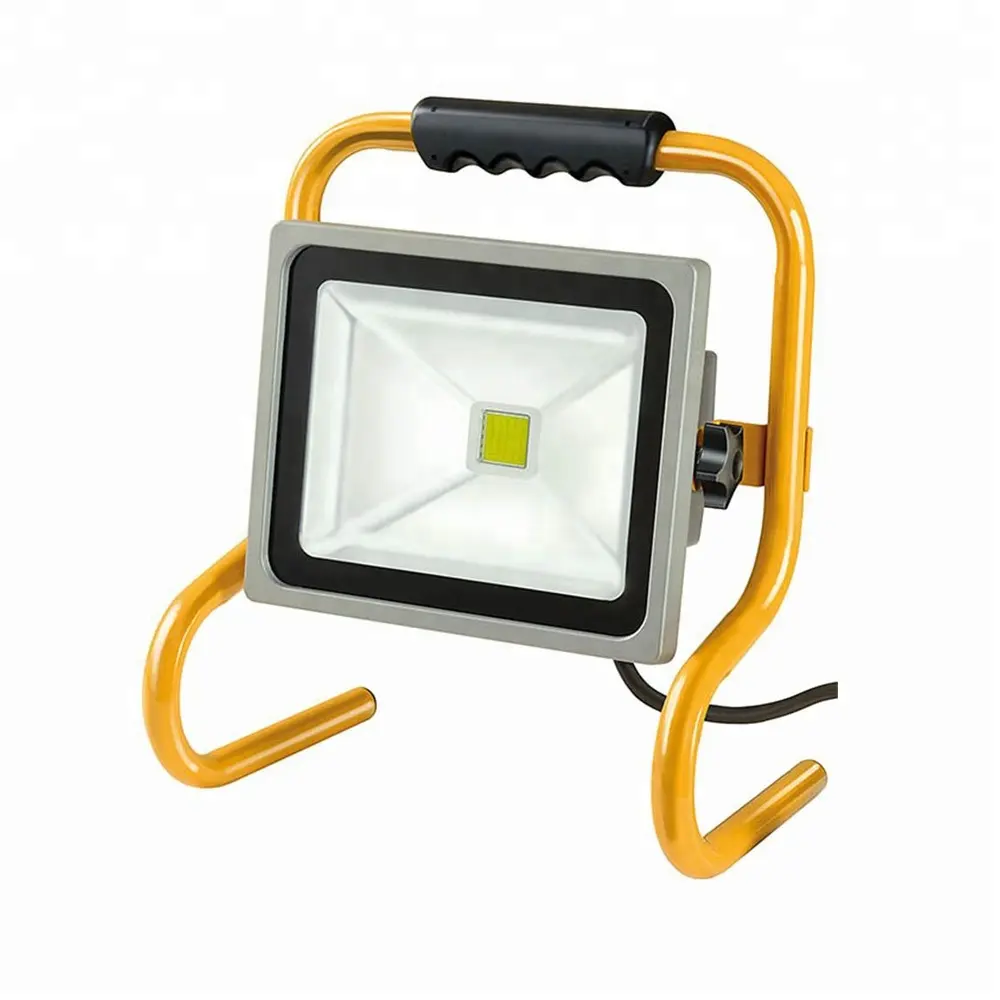 Led Light Frame OEM High Quality Customized Bending Yellow Powder Coating Metal LED Light Frame
