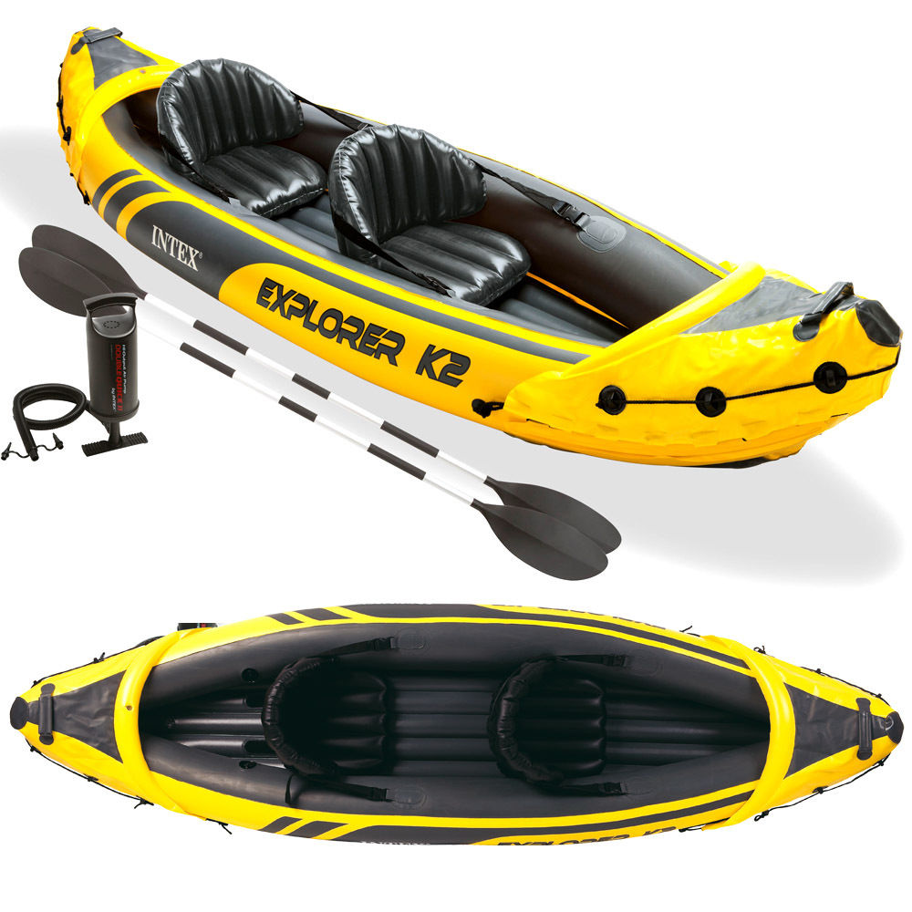 INTEX explorer 68307 2 человек рыбалка надувной каяк каноэ для продажи