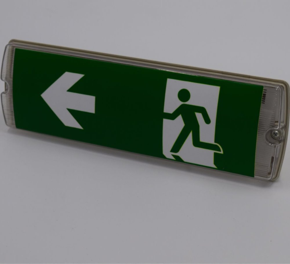 Maintained Self-Contained Emergency Lighting Legend Kit with Plastic Body