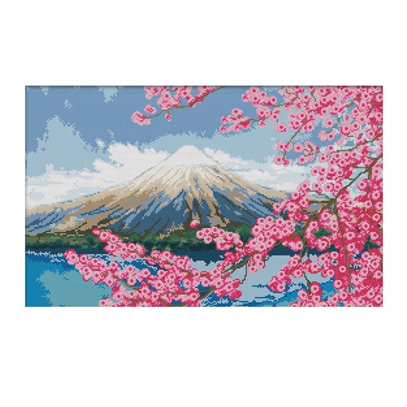 NKF Mount Fuji world вышивка дизайн холст крестик Шаблоны для вышивки крестиком для начинающих
