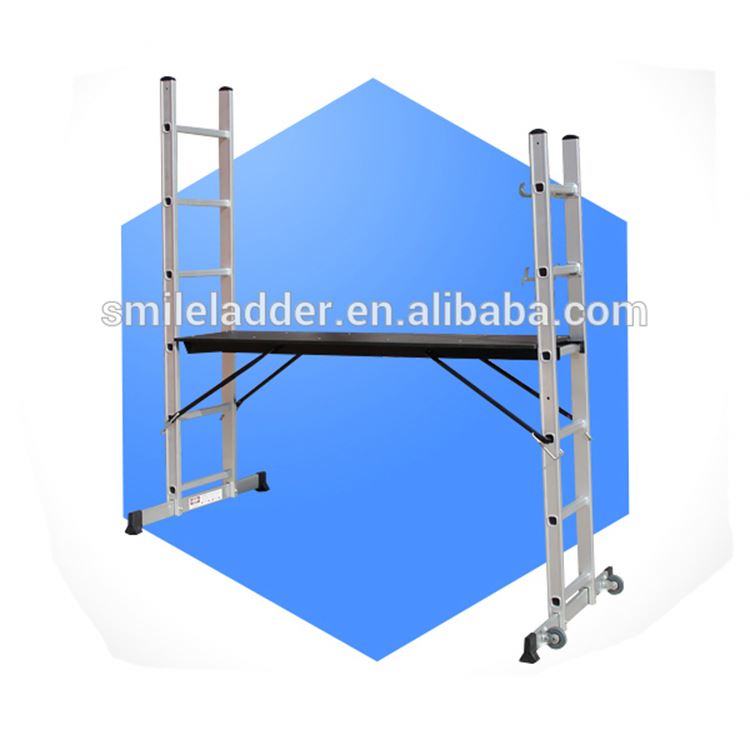 Новая складная алюминиевая лестница для лесов GS EN 131