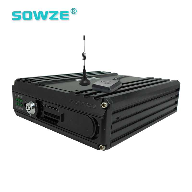 3 г 4CH мобильный dual SD карты dvr 3 г и GPS 4CH AHD автомобиля SD Card MDVR плеер H.264 CMSV6