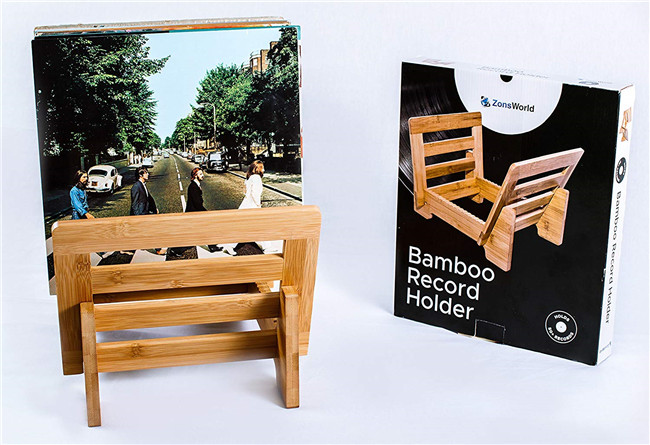 Vintage Record Storage Rack Новая Модель-Вмещает 50 + альбомов-легко организовать флип через записи