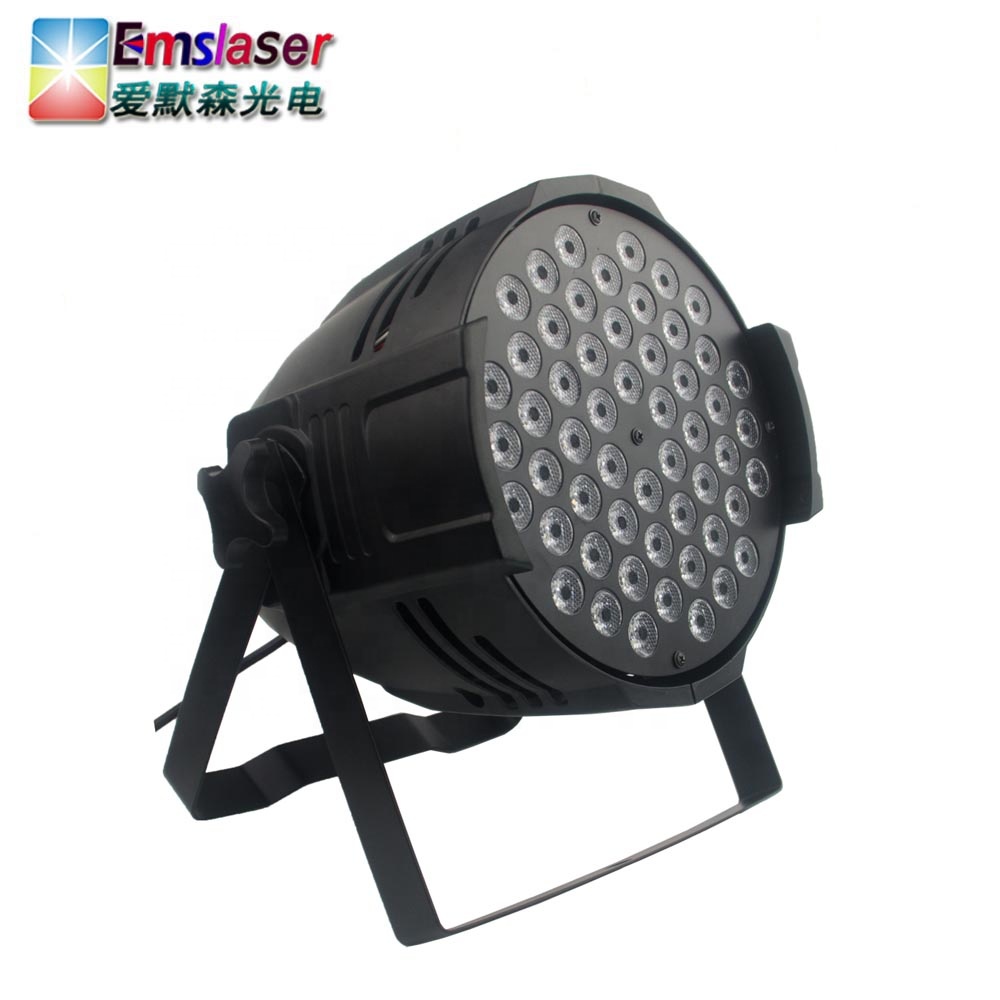 Aluminium Party DJ Disco RGBW Stage Effect LED 54pcs 1W Par Light