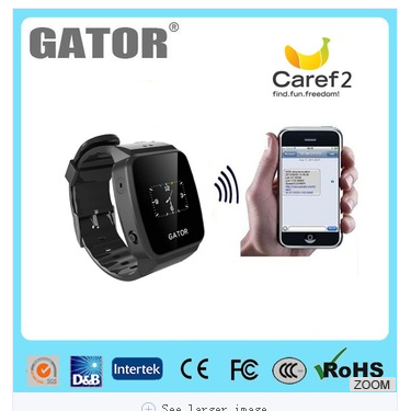 Caref wathc дети отслеживания часы, часы мобильные телефоны для детей GPS-навигатор трекер