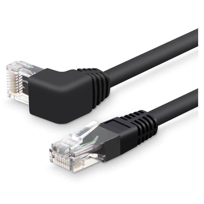 XL-700R5 сетевой Ethernet-патч-кабель RJ45 разъем под прямым углом 90 градусов CAT5e UTP 3M патч-корд