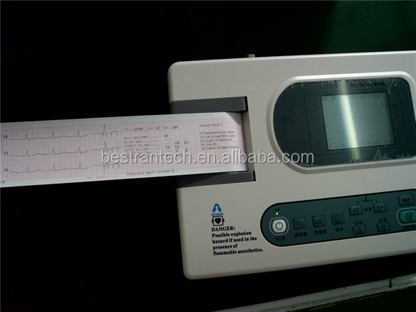 BT-ECG30A с фильтром переменного тока и фильтром EMG портативный экг, электрокардиограф цена машины