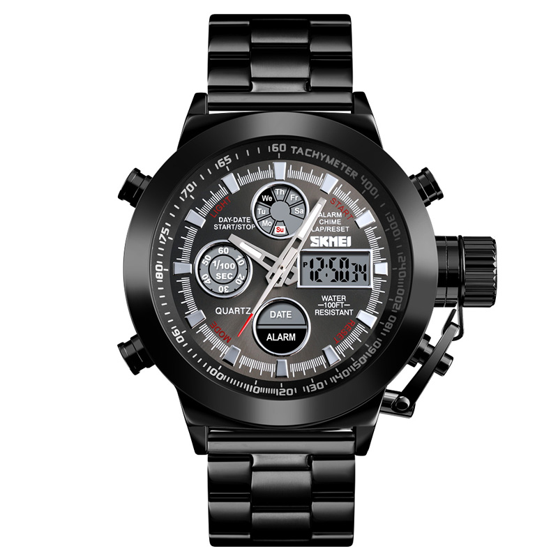 1515 skmei luxury men stainless steel wrist watch low moq oem digital quartz