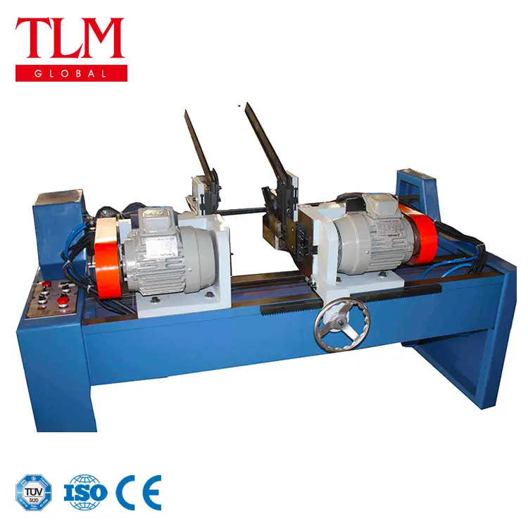Automatic Pneumatic Double End Pipe Chamfering Machine DEF-FA/52 CN;JIA Telhoo Engineers Available to Service Machinery Overseas