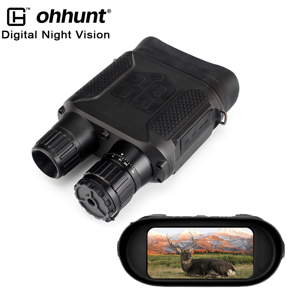 Ohhunt NV400 фото видео регистратор 7X31Hunting цифровой бинокль ночного видения со встроенным ИК-подсветкой