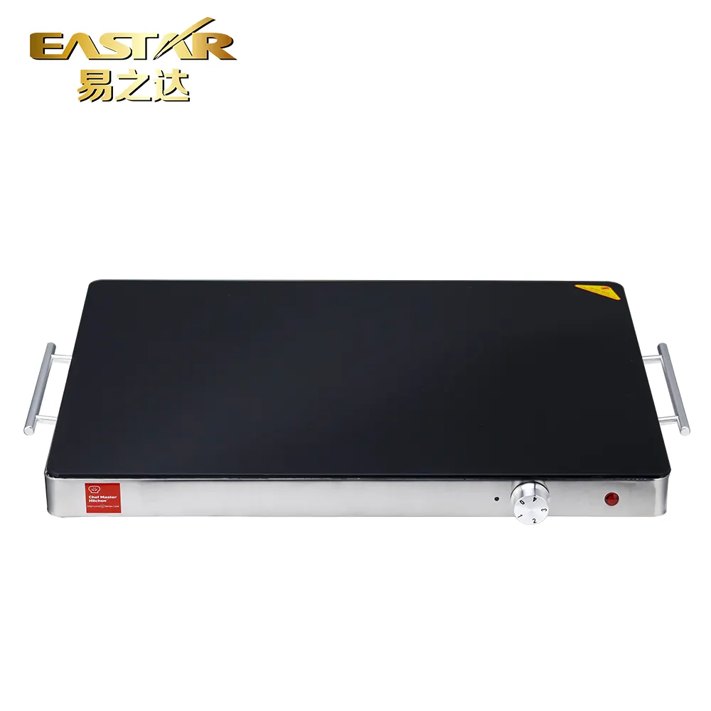 Stainless Steel Body Hot Plate For Food Warmer 400W Electric Food Heating Warming Plate