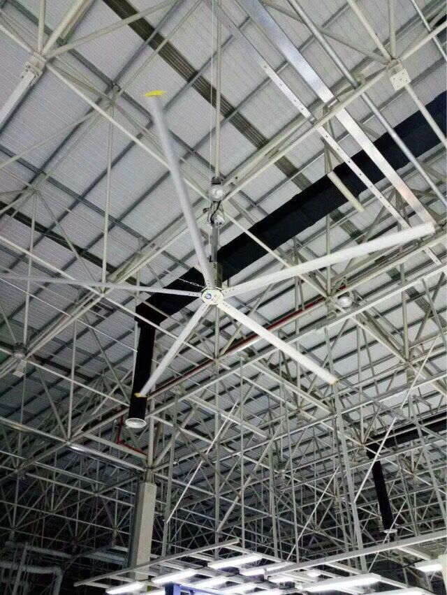 24ft энергосберегающие большие потолочные hvls промышленные вентиляторы для животноводства фермы