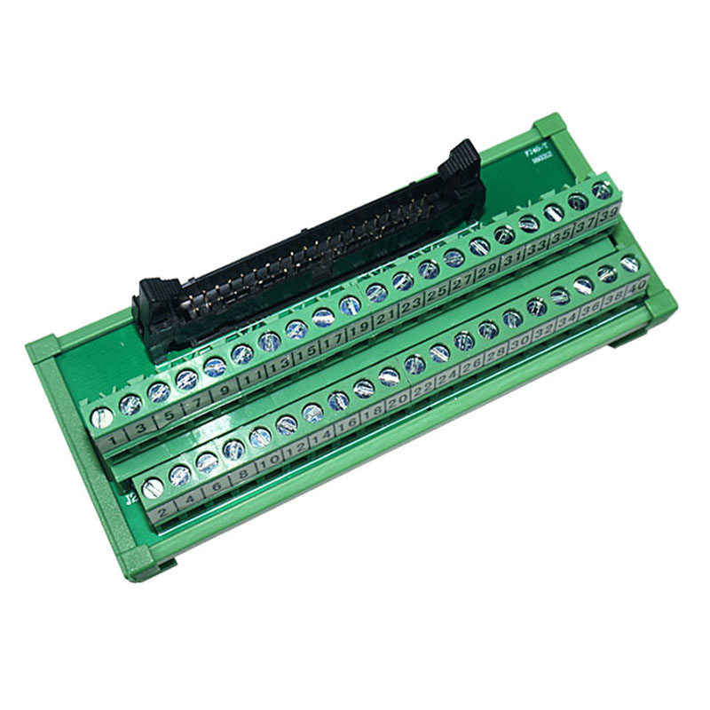 IDC 40Pin к терминальному блоку доска 40 способ PLC преобразователь Din Rail Тип IDC40P СРГ 22-16 коммутационная плата