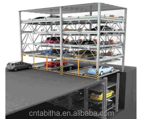 Подземная наземная Автоматическая подъемная скользящая головоломка система парковки автомобилей