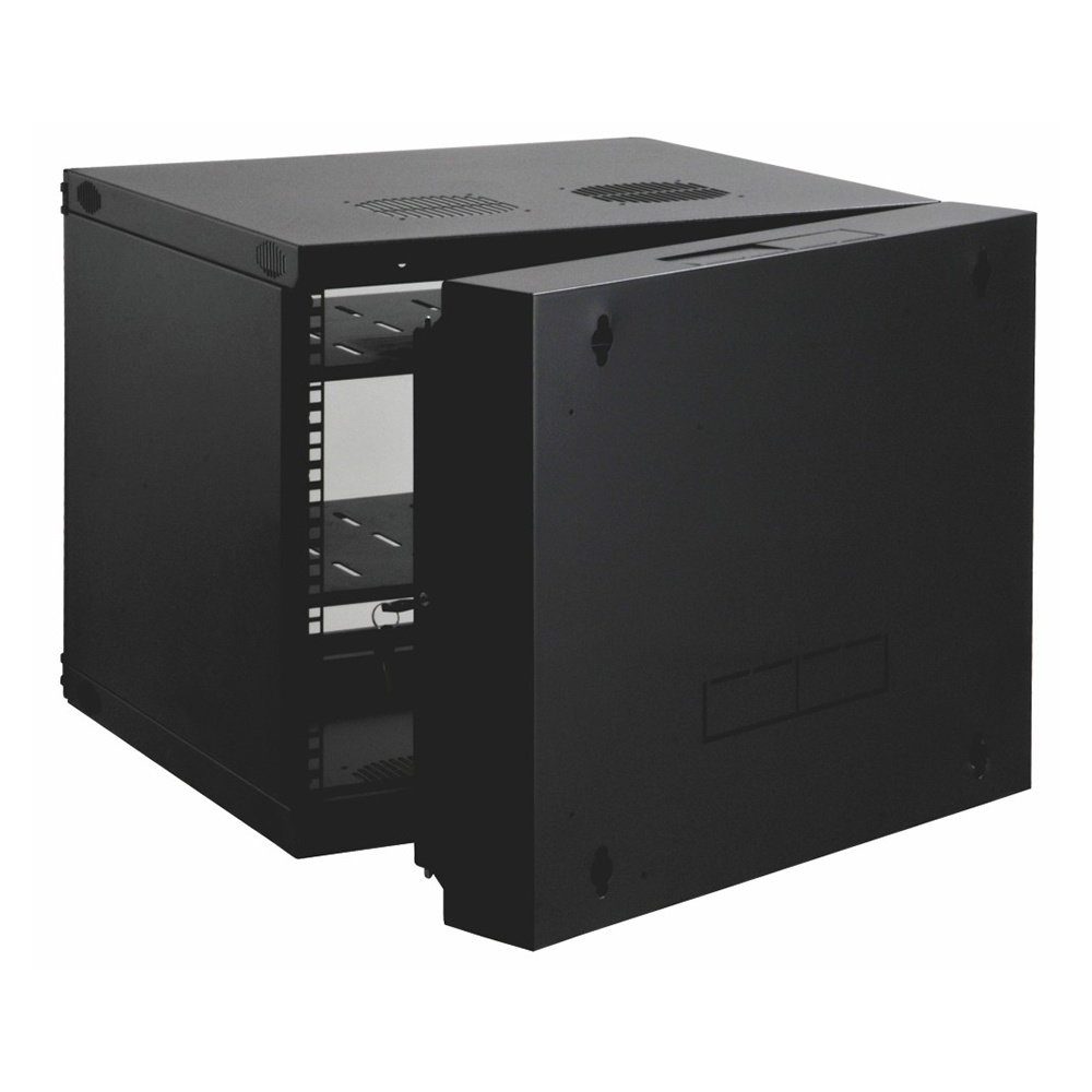 Transparent Window SPCC Cold rolled steel 4/8/12u 19inch wall mount ddf network cabinet