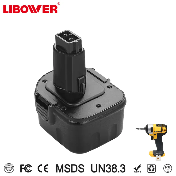 Libower For Dewalt 12v Li-ion Replacement 12v 2.0ah/2.5ah/3.0ah Ni-mh Cells Battery For Power Tools Battery