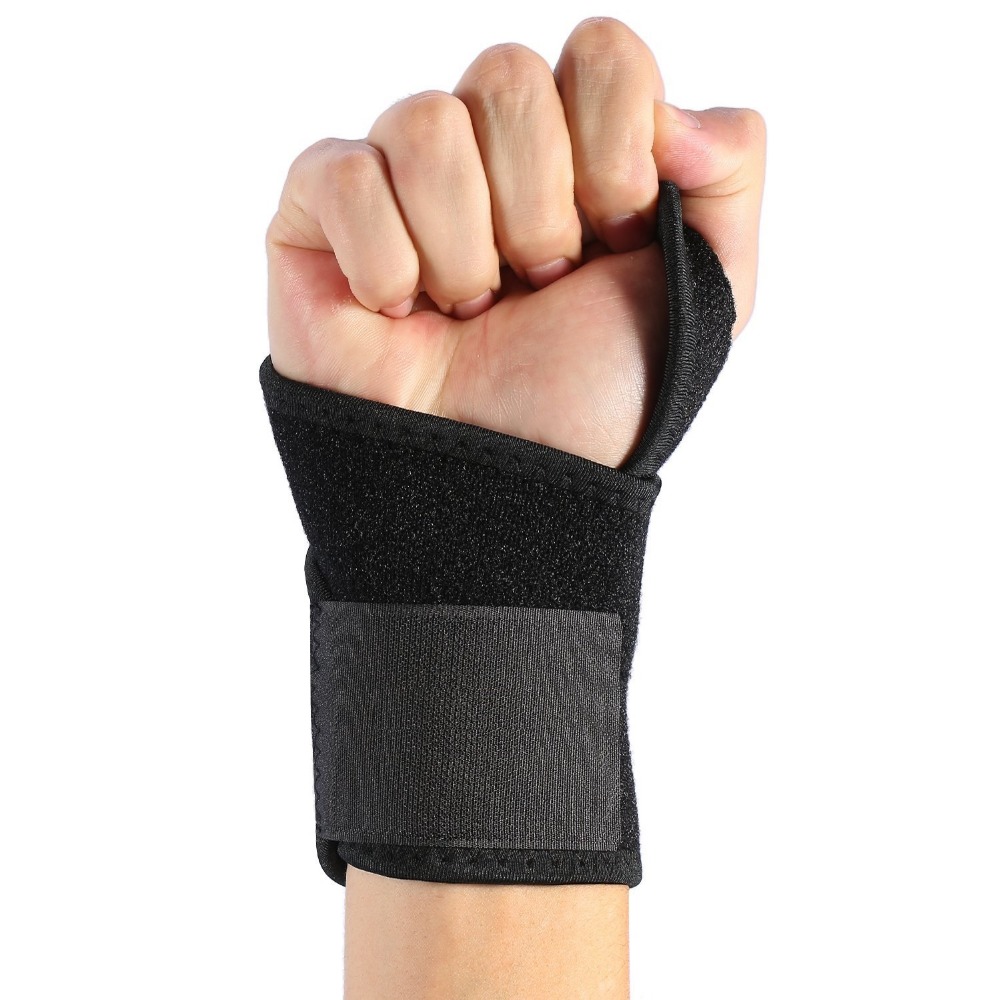 Фиксатор запястья обертывания Carpal туннель Tendonitis артрит боли, спортивные наручные Поддержка протектор Стабилизатор ремень сжатия