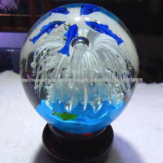 G003 круглый стеклянный шар, стекла ремесел, световой стеклянный шар, 13cm диаметр стеклянный шар,