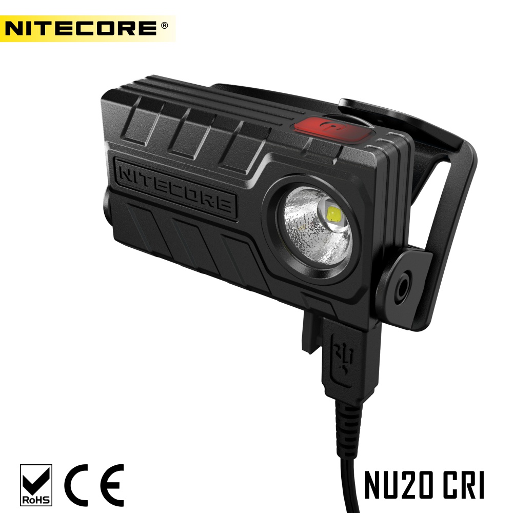 Перезаряжаемый светодиодный налобный фонарь NITECORE NU20 CRI 270 люмен IP67