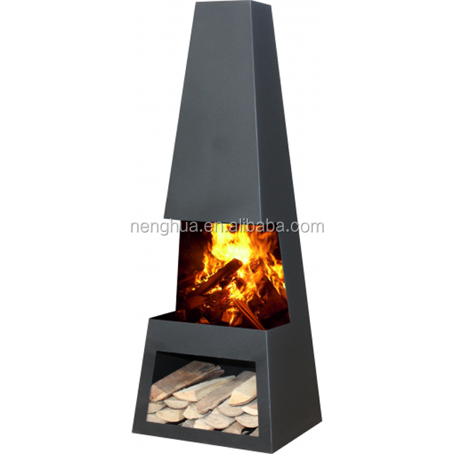 Морден обогреватель chimenea с деревом для хранения