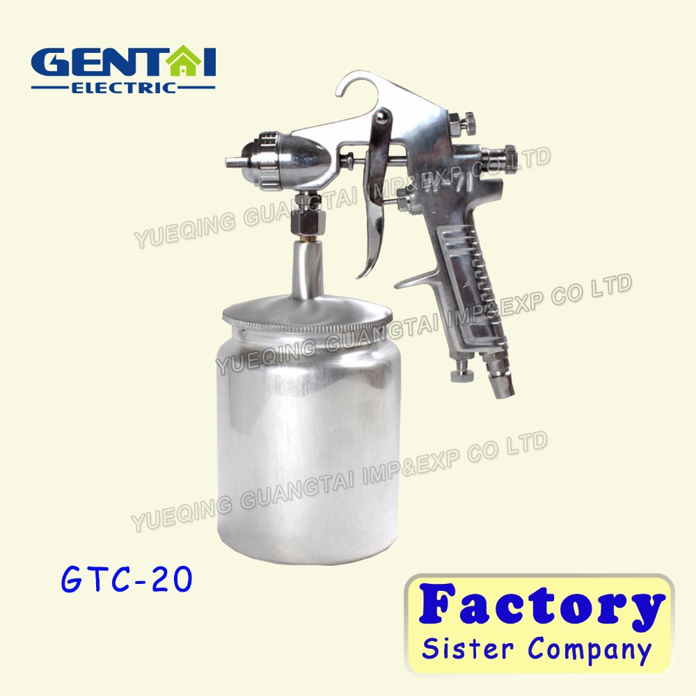 High Efficient Pneumatic Aluminum High Pressure Hopper Air Paint Spray Gun