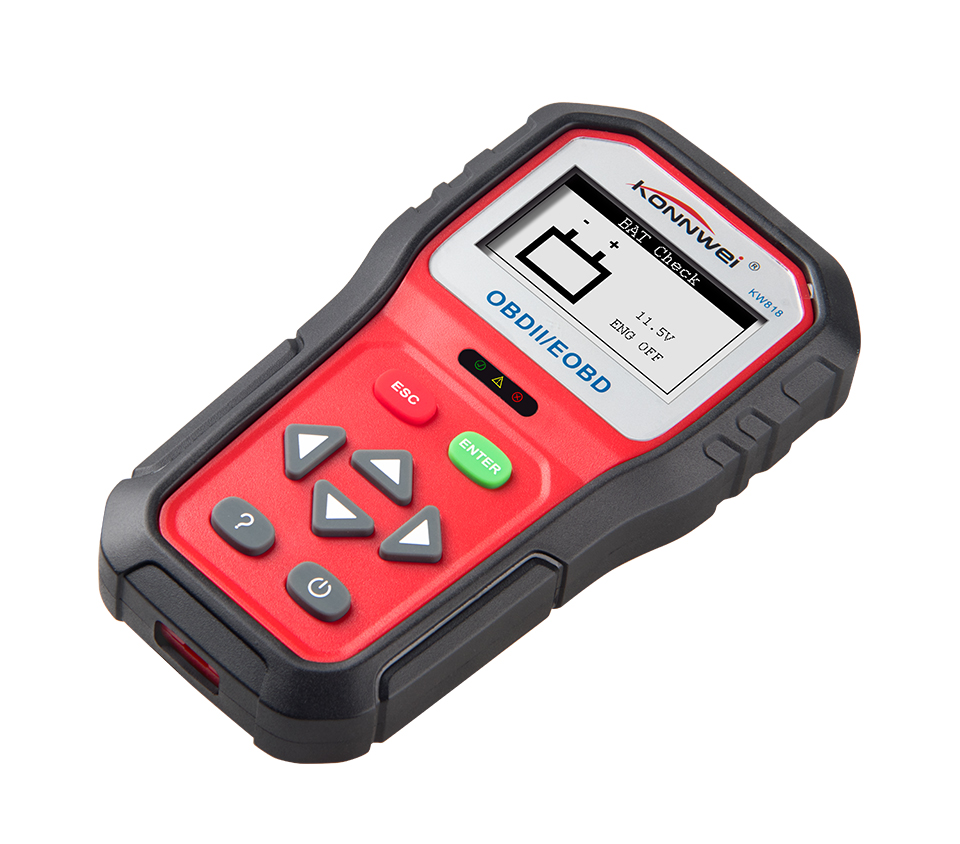 Профессиональный сканер OBD2 KW818, считыватели кодов автомобиля OBDII, диагностика автомобильного двигателя OBD/EOBD, сканер функций проверки