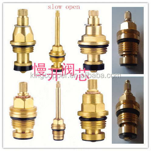 slow open upc faucet cartridge brass ceramic valve core