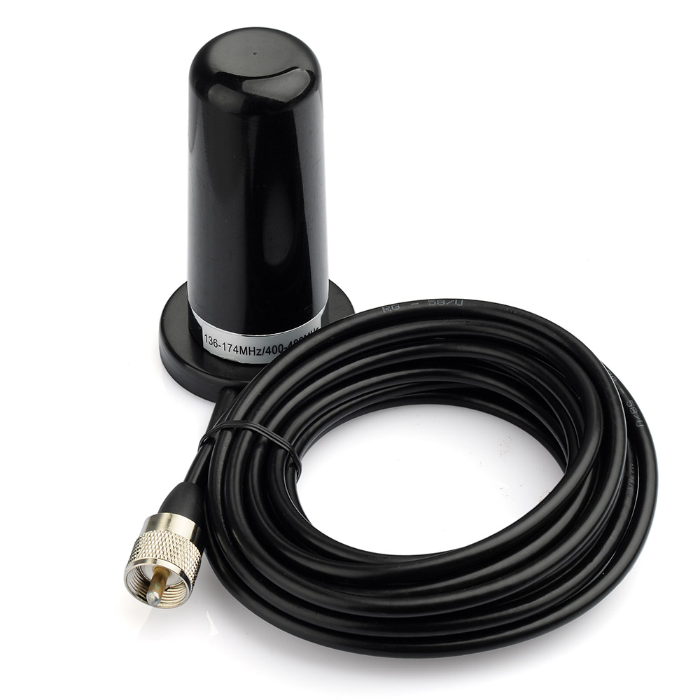 VHF UHF 136-174 МГц 400-480 МГц CB радио NMO крепление PL-259 магнитное основание антенны совместим с автомобиль грузовик CB радио