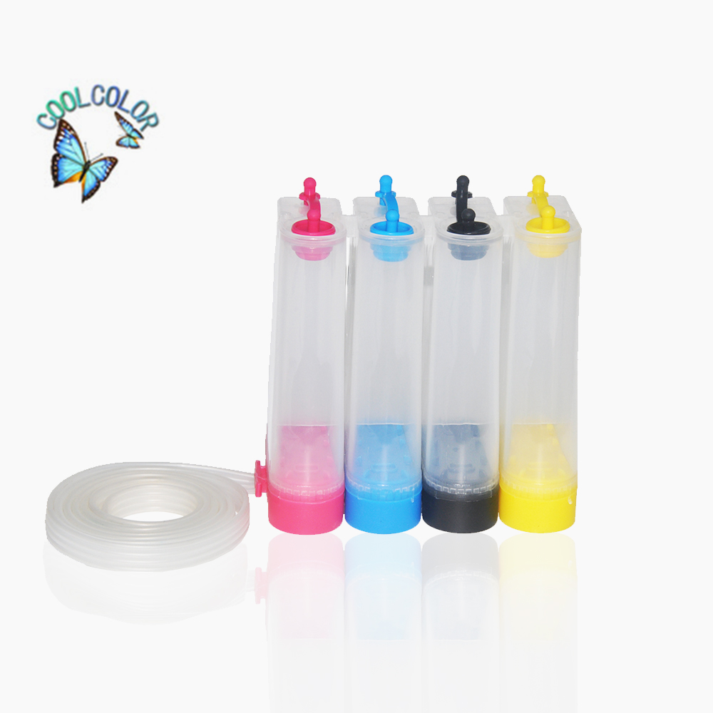Continuous Ink Supply System 4 Colors Ink Tank / Ciss Kit with 80ml For Diy Ciss
