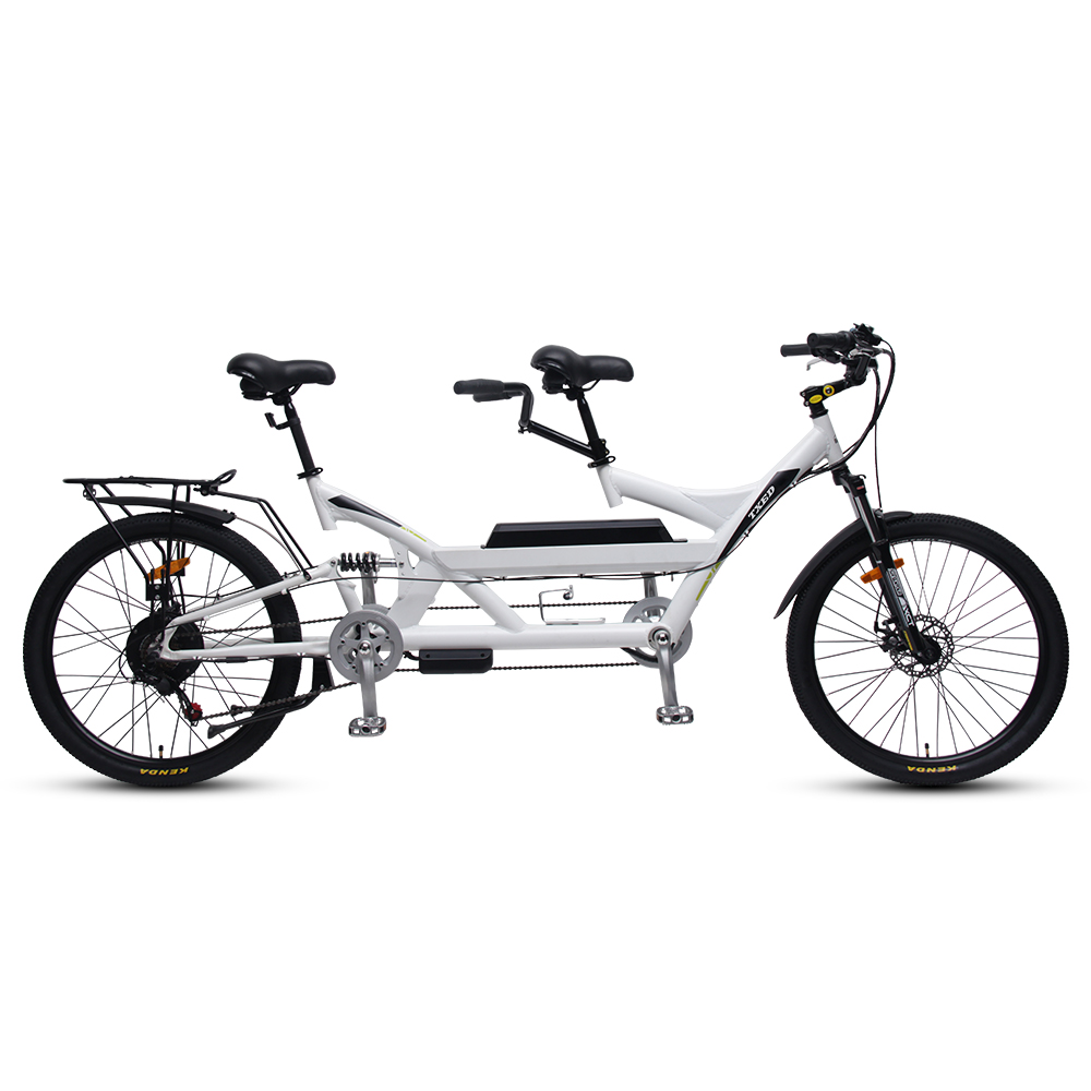 26'' Double Saddle tandem Electric bicycle battery bike