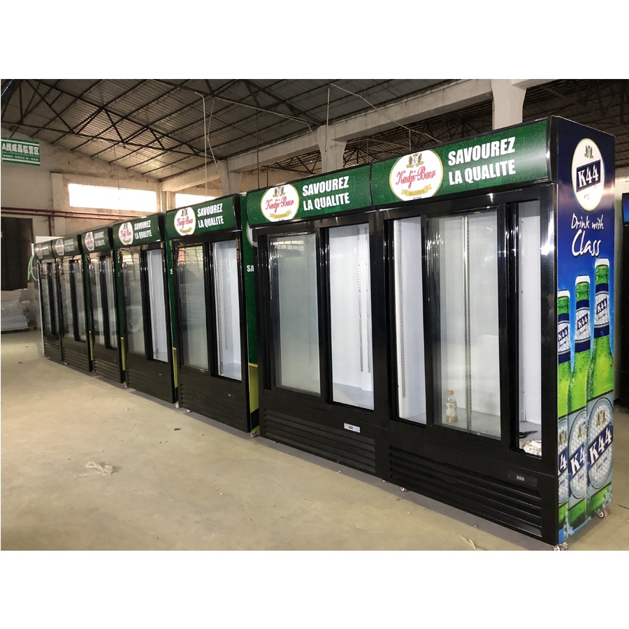 Зеленый и здоровья супермаркет вертикально охладитель OEM модель
