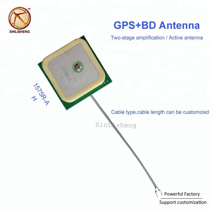 Оптовая продажа встроенный BD gps патч-антенна двухступенчатый усилитель 1575R-A действующая gps-антенна с IPEX