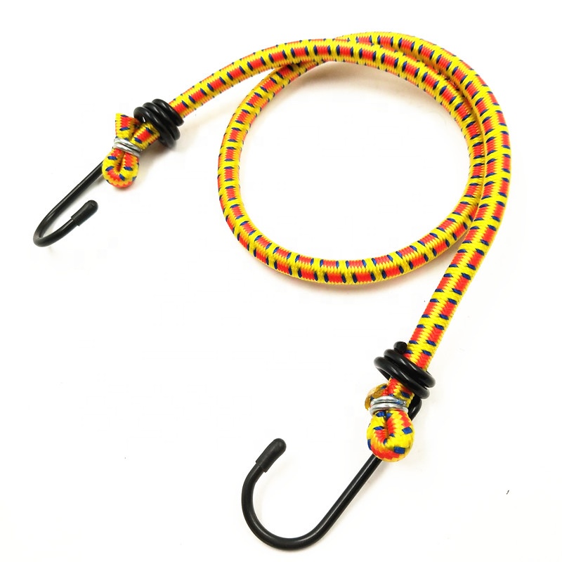 Wholesale Customized Good Quality 8mm Rubber Bungee Cord With Metal Hook