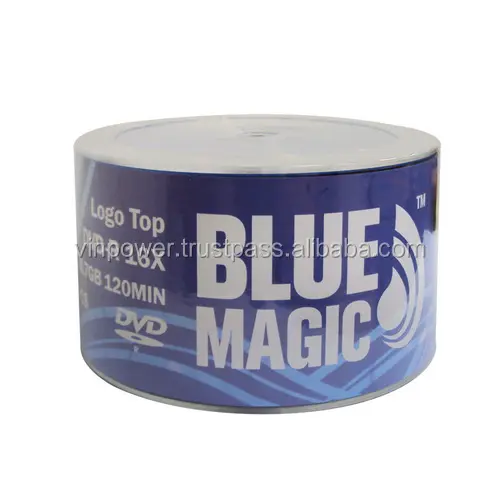 Синий Magic 16x4,7 ГБ Логотип Топ DVD-R 50 упаковок дисковые тормоза