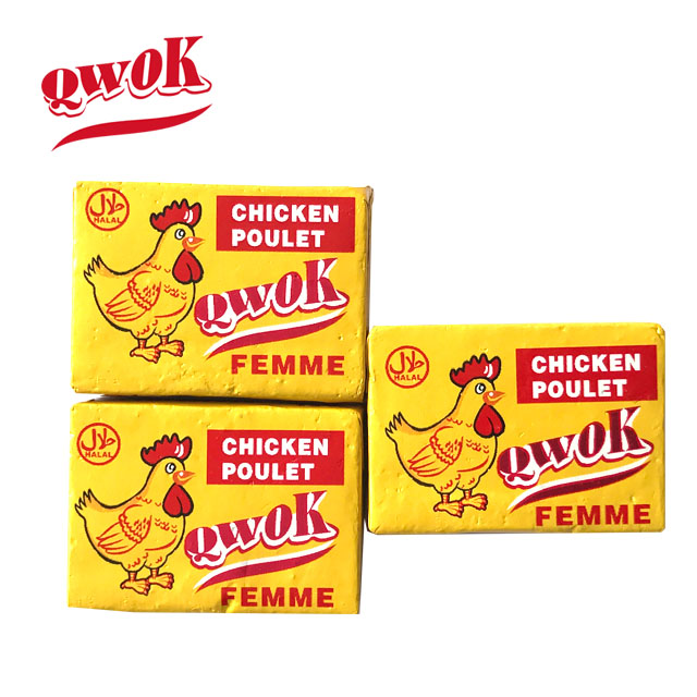 QWOK HALAL, африканская курица, специи, кубик, приправа, кубик бульона