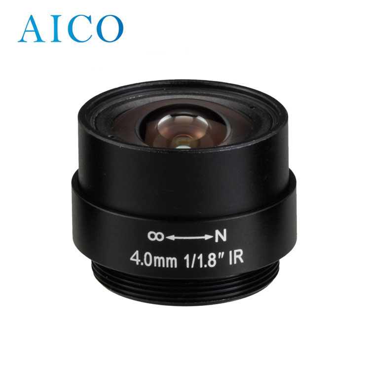 F = 4,0 мм 1/1.8 "F1.8 3mp 4 мм FOV 100 градусов cs крепление фиксированный объектив cctv с 1/1.8 дюймовым форматом изображения