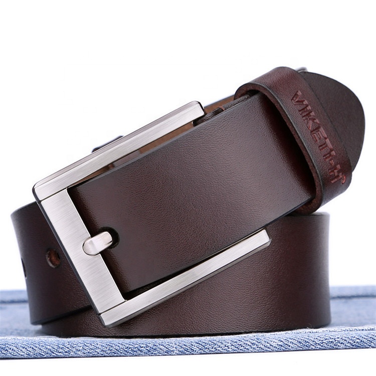 Wholesale Mens Black Casual Genuine Leather Brown Dress Belt