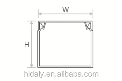 Разные цвета, Заводская поставка, канал кабеля из ПВХ Trunking 16x16 с наклейкой, ПВХ клейкий канал