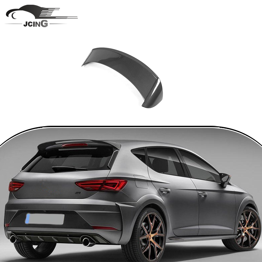 Спойлер для багажника с задней крышей из углеродного волокна подходит для Seat LEON Ibiza