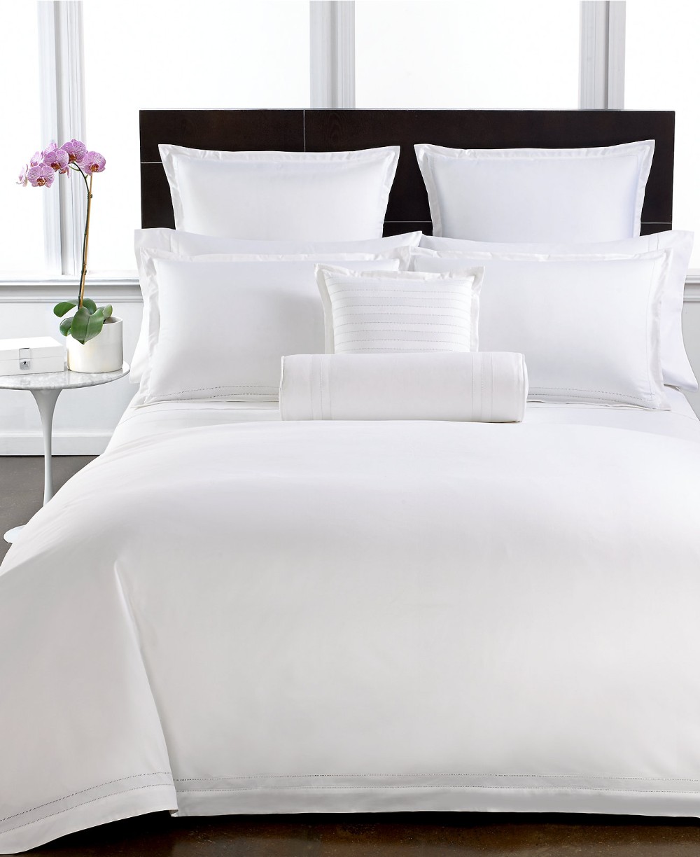 Hotel bed linen white queen size bedding set duvet cover