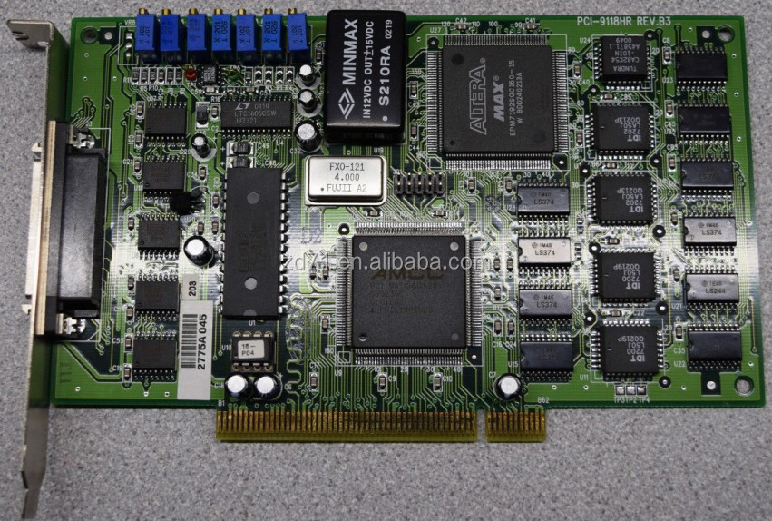PCI-9118 PCI-9118HR Многофункциональный DAQ карты сбора данных карты работают