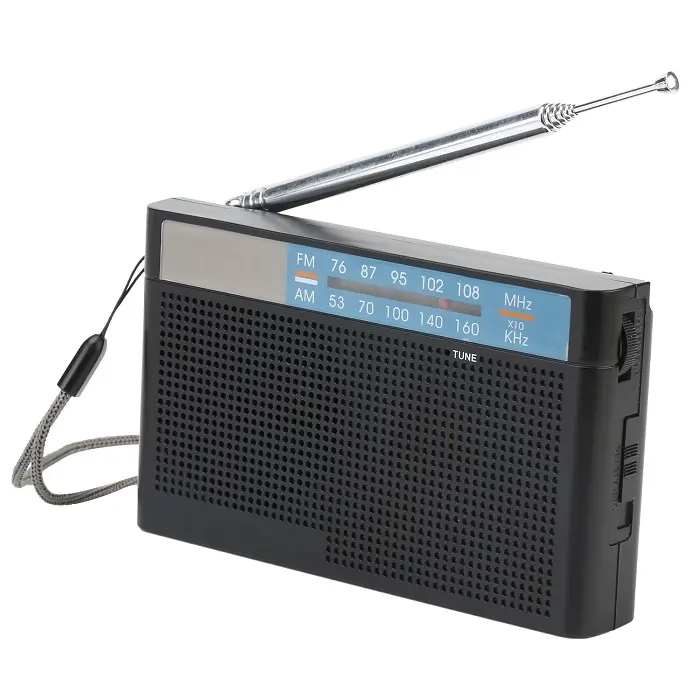 Портативное домашнее радио, разъем для наушников, радиостанции частот AM FM, 2 полосы, мини тонкий размер, высокая чувствительность, встроенный динамик
