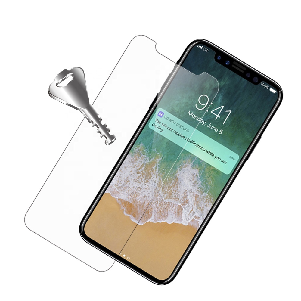 Высококачественное закаленное защитное стекло 9h для мобильного телефона iphone 6 6s 7 8 plus X Xs Xr Max