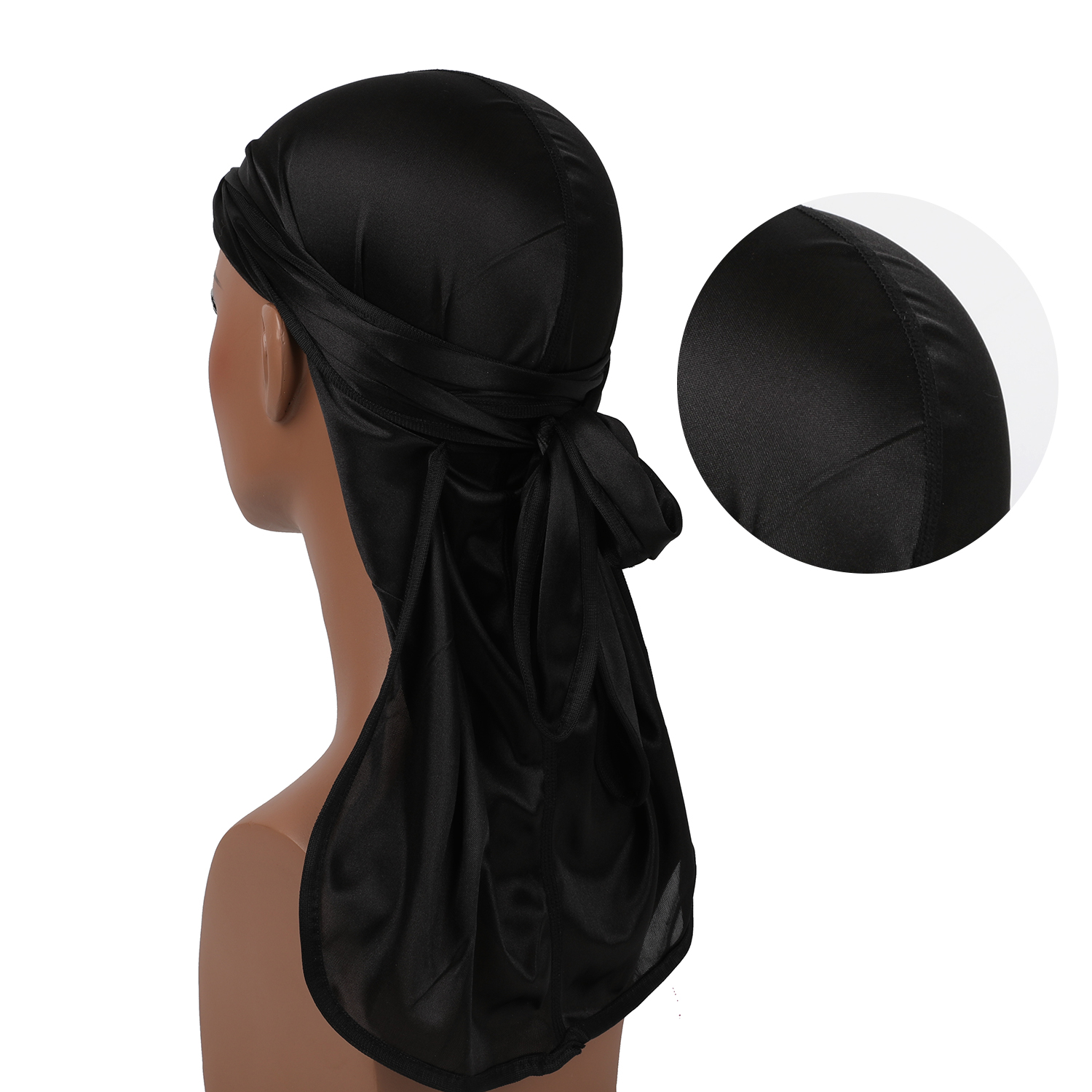 Новые homens da Moda Cetim головные уборы Tampo Do Crnio do motociclist бандана Durags Homens Doo Rag Durag Sedoso Chapu Turbante