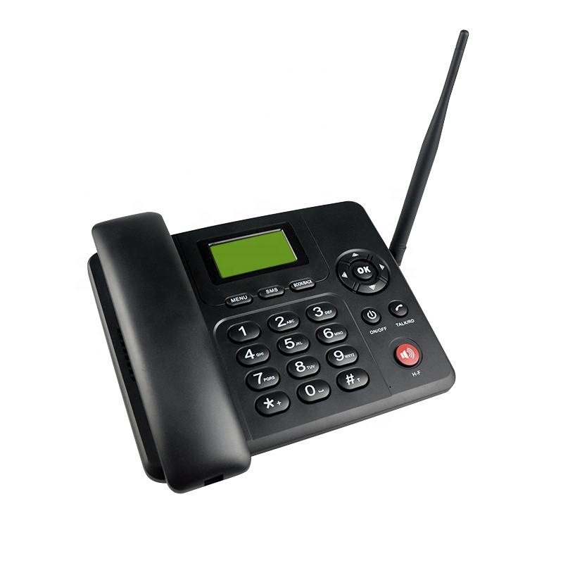 3G GSM Настольный стационарный беспроводной телефон с телефонной книгой и функцией fm-радио