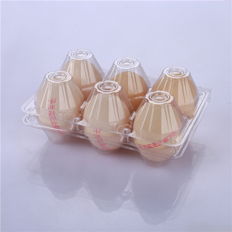 Pvc/pet 6 отверстий пластиковый лоток для яиц для продаж можно настроить