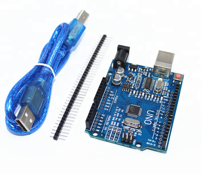 UNO R3 макетная плата ATmega328P CH340 CH340G для Arduino UNO R3 с прямыми штыревого разъёма