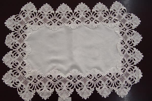 table cloth with embroidery lace embroideried table cloth