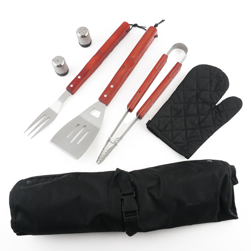 Wholesale BBQ Tool Apron Barbecue Apron Barbeque Grill Tool Set