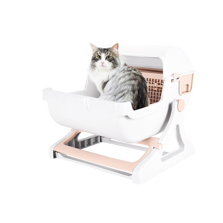 Уникальная недорогая полуавтоматическая коробка для туалета cat toilet
